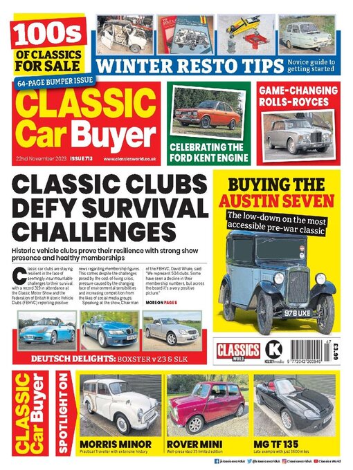 Kelsey Publishing Ltd作のClassic Car Buyerの作品詳細 - 貸出可能